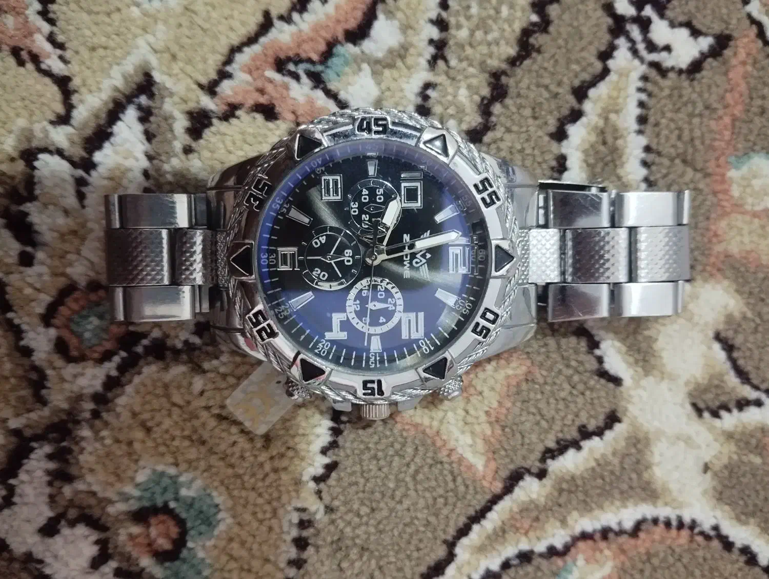 ساعت نقره ای رنگ ثابت|ساعت|بیرجند, |دیوار