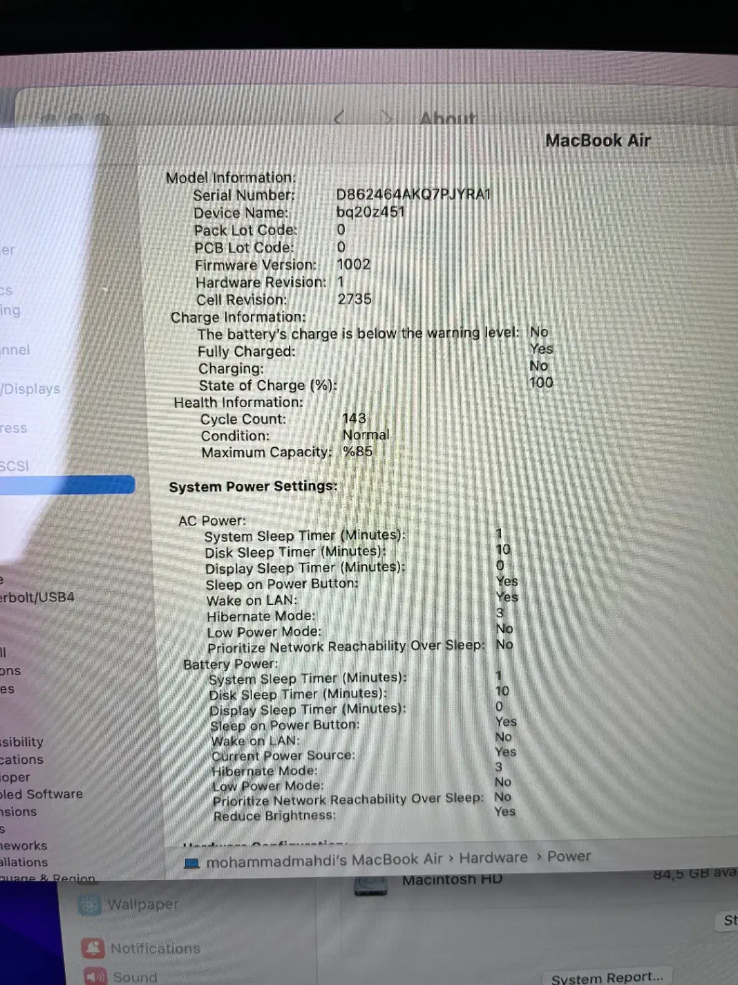 MacBook Air m1|رایانه همراه|تهران, دهقان|دیوار