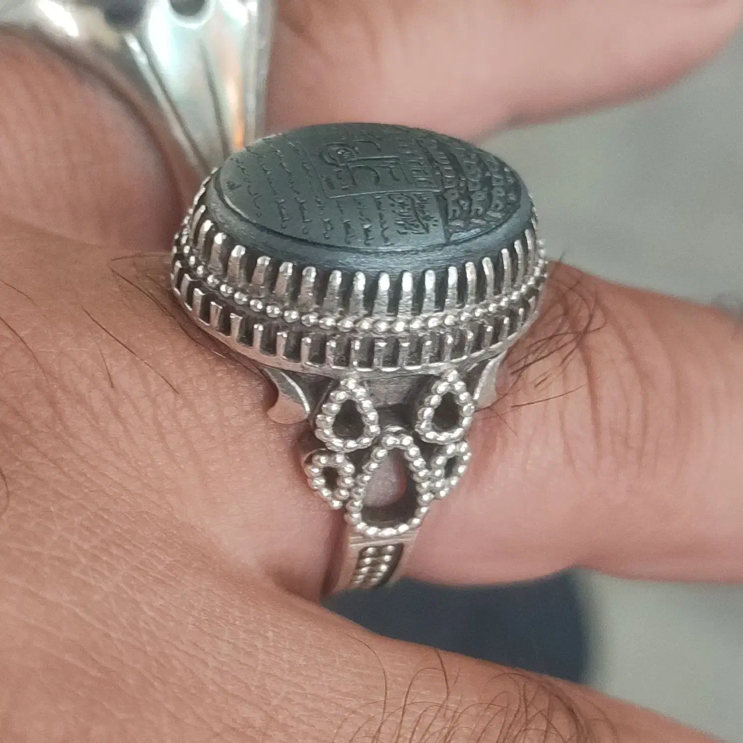 انگشتر نقره حدید اصل|جواهرات|کرمانشاه, |دیوار