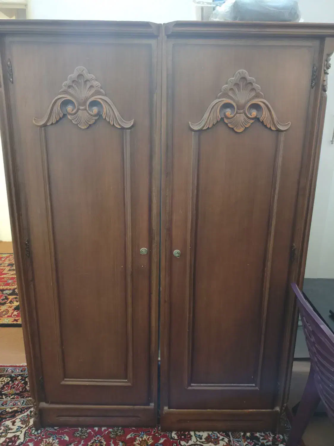 دو تا کمد چوبی|جاکفشی، کمد، دراور|گلبهار, شهر جدید گلبهار|دیوار