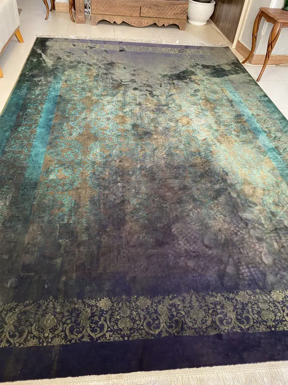 فرش ماشینی در حد نو شش متری|فرش|رشت, لاکان شهر|دیوار