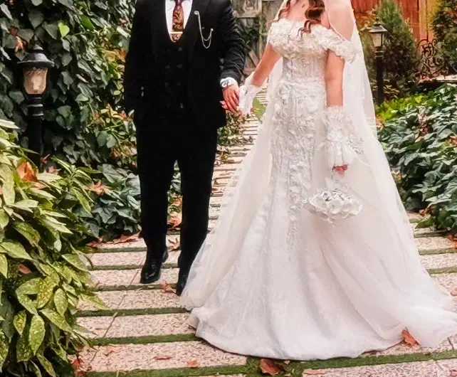 لباس عروس دانتل فرانسه|لباس|رباط‌کریم, نصیرشهر|دیوار