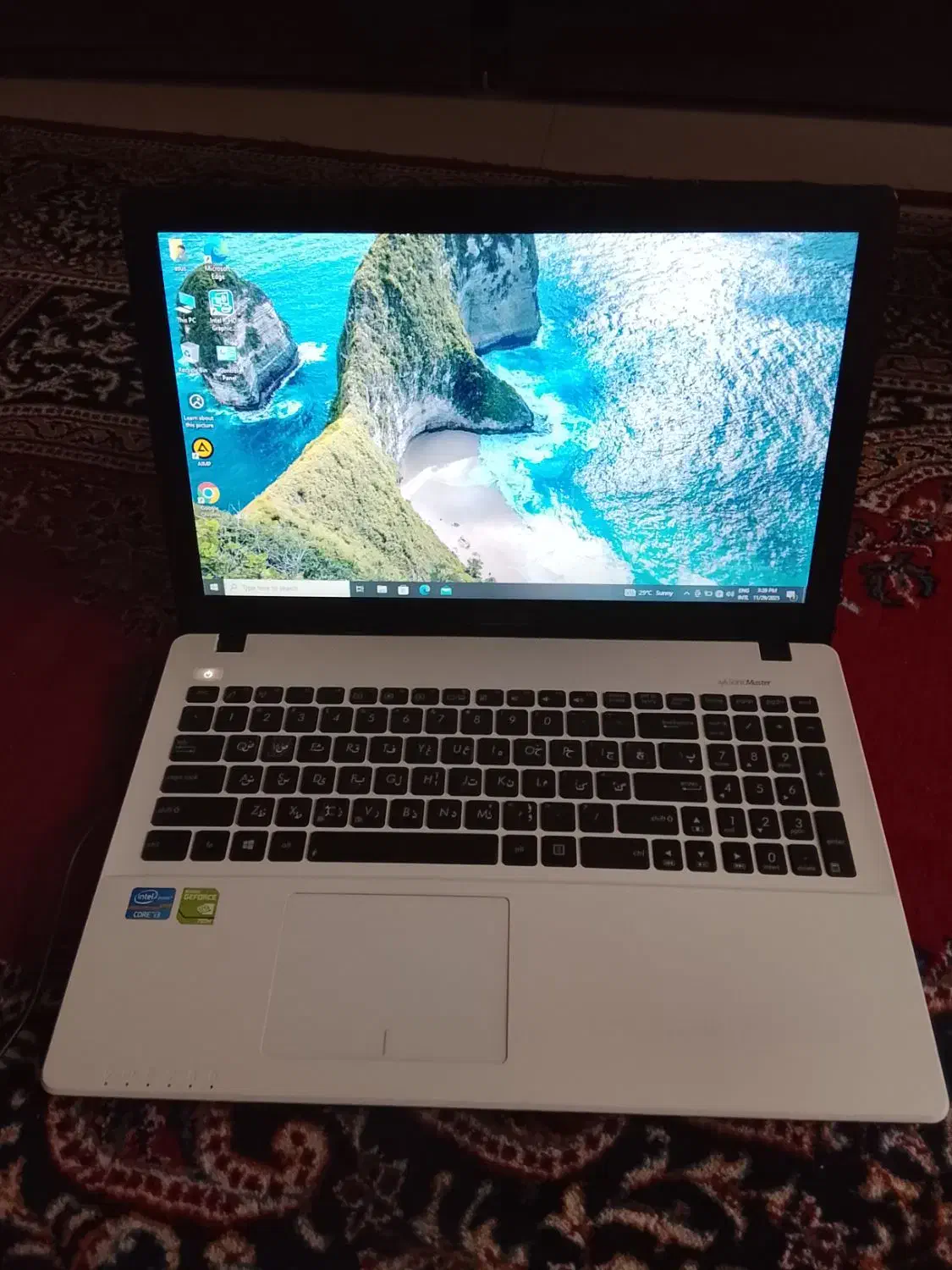 لپ تاپ ایسوس a550c و مودم تندا|رایانه همراه|قزوین, |دیوار