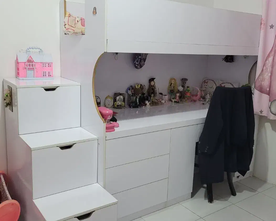 تخت خواب نوجوان|تخت و سرویس خواب|بیرجند, |دیوار