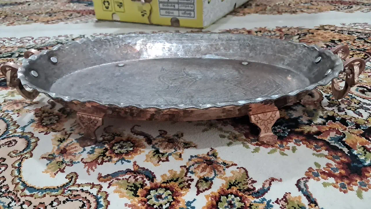 ظرف مسی|ظروف سرو و پذیرایی|مسجد سلیمان, |دیوار