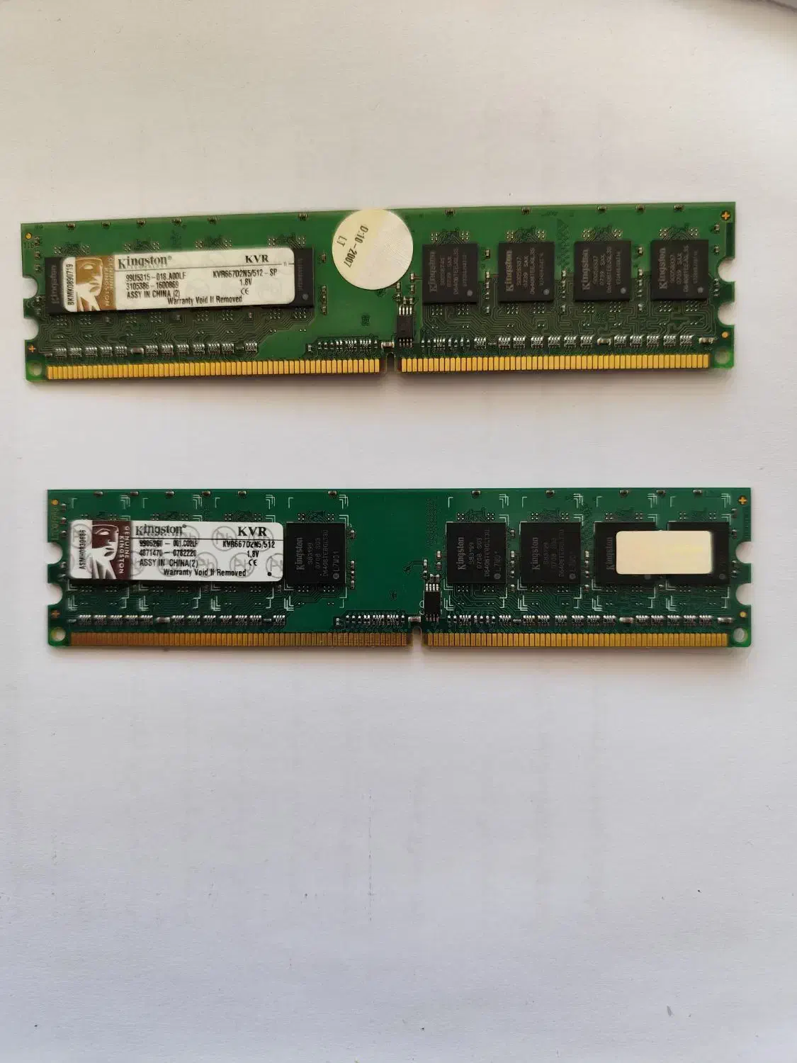 دوعدد رم DDR2 2G|قطعات و لوازم جانبی رایانه|شوش, |دیوار