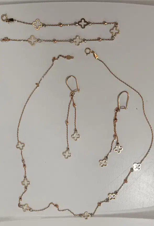 سرویس طلا ظریف مستعمل|جواهرات|بیرجند, |دیوار