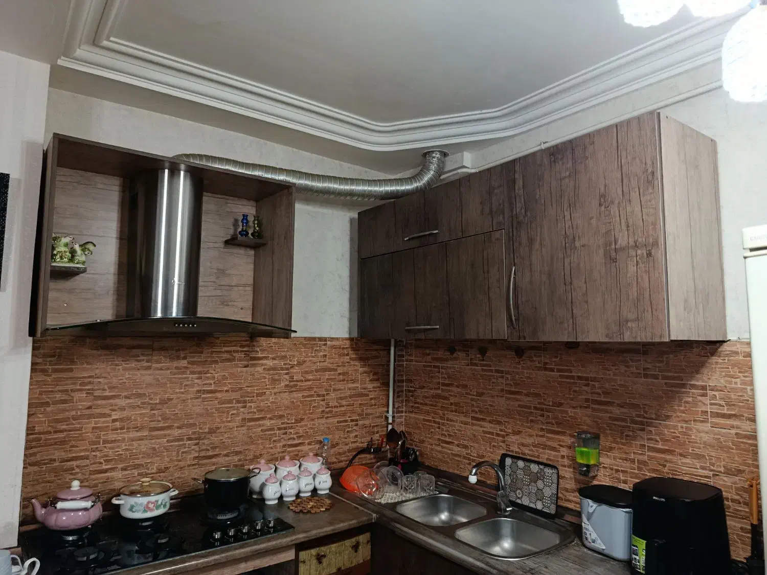 کابینت ام‌دی‌اف قسمت بالا|آب‌چکان و نظم‌دهنده ظروف|رشت, پاستوریزه|دیوار