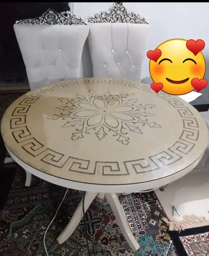 میز نهار خوری دو نفره|میز و صندلی غذاخوری|گلبهار, شهر جدید گلبهار|دیوار