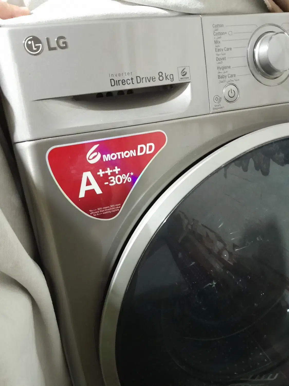 لباسشویی الجی 8کیلودرحدخشک فقط یکماه کارکرده|ماشین لباسشویی و خشککن لباس|فاضل آباد, |دیوار