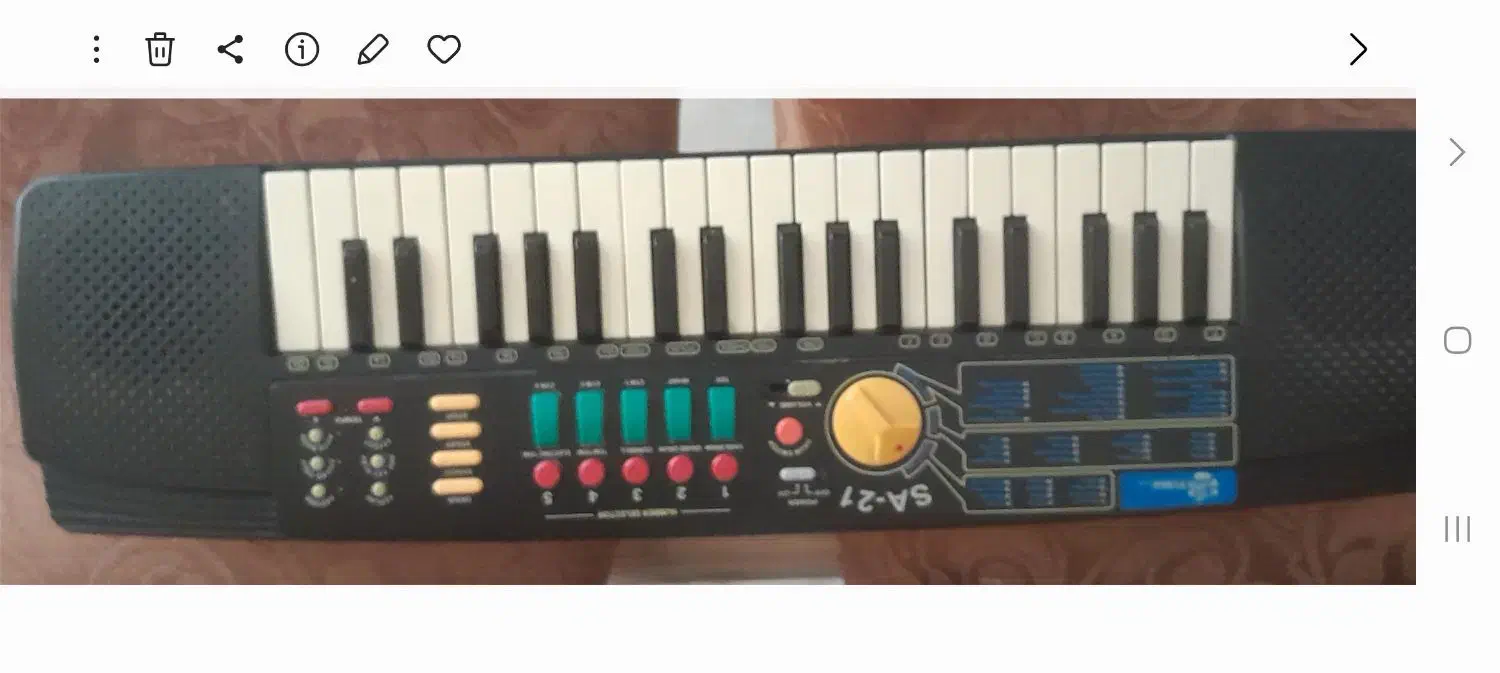 ارگ برق وباطری ژاپنی فوما|پیانو، کیبورد، آکاردئون|شاهینشهر, خانه کارگر|دیوار