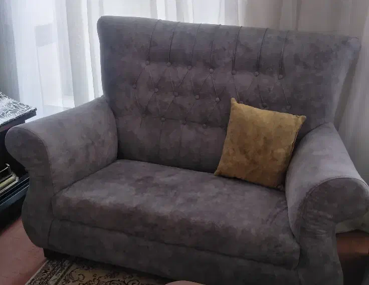 مبل هفت نفره،، جنس پارچه مخمل جیر|مبلمان خانگی و میز عسلی|بجنورد, |دیوار