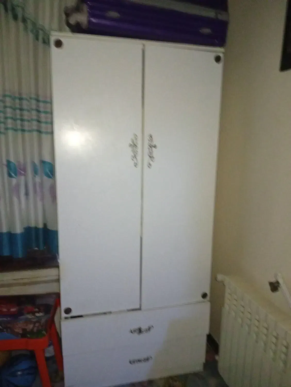 کمد باجای آویز و دوتا کشو سالم|جاکفشی، کمد، دراور|بومهن, |دیوار