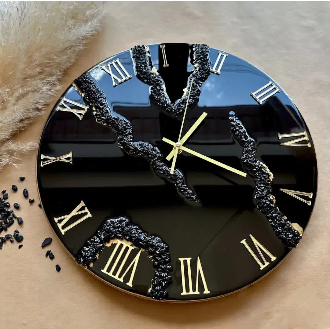 انواع ساعت رزینی و تکسچر|ساعت دیواری و تزئینی|خوی, |دیوار