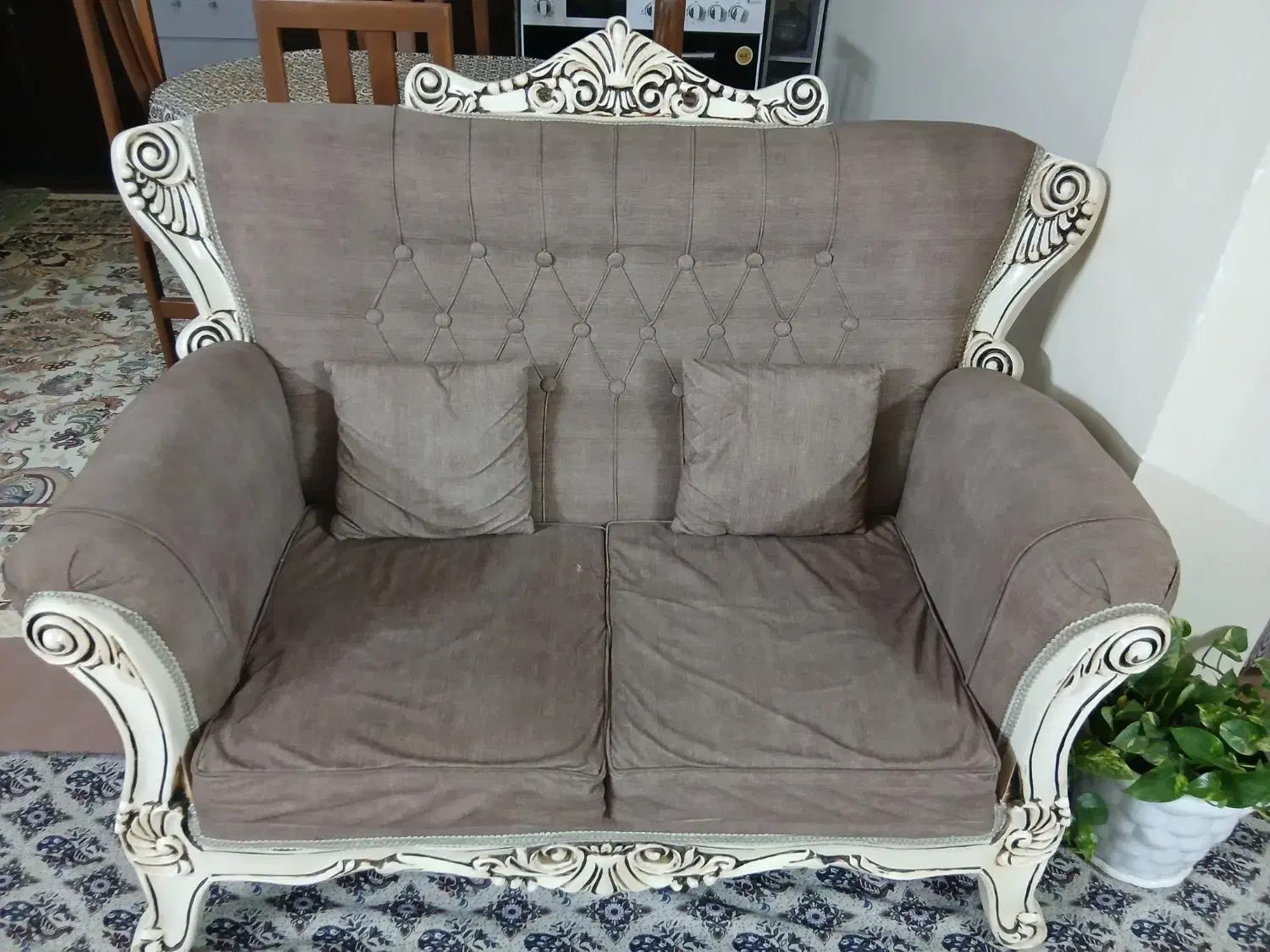 مبل ۹نفره و میزناهارخوری|مبلمان خانگی و میز عسلی|آمل, |دیوار