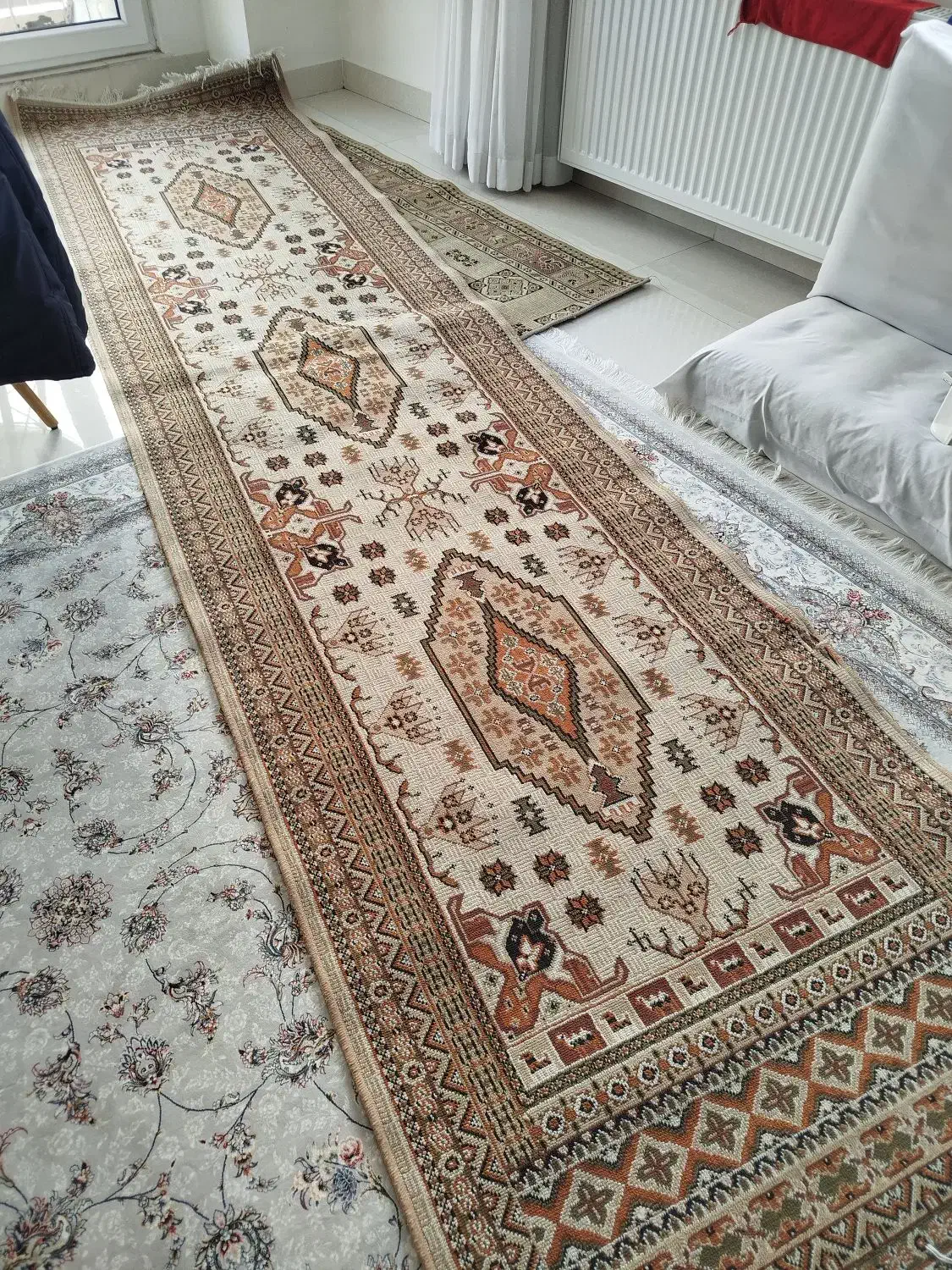 دوعدد موکت قیمت مناسب وتازه شسته شده|گلیم، جاجیم، گبه|سنندج, |دیوار