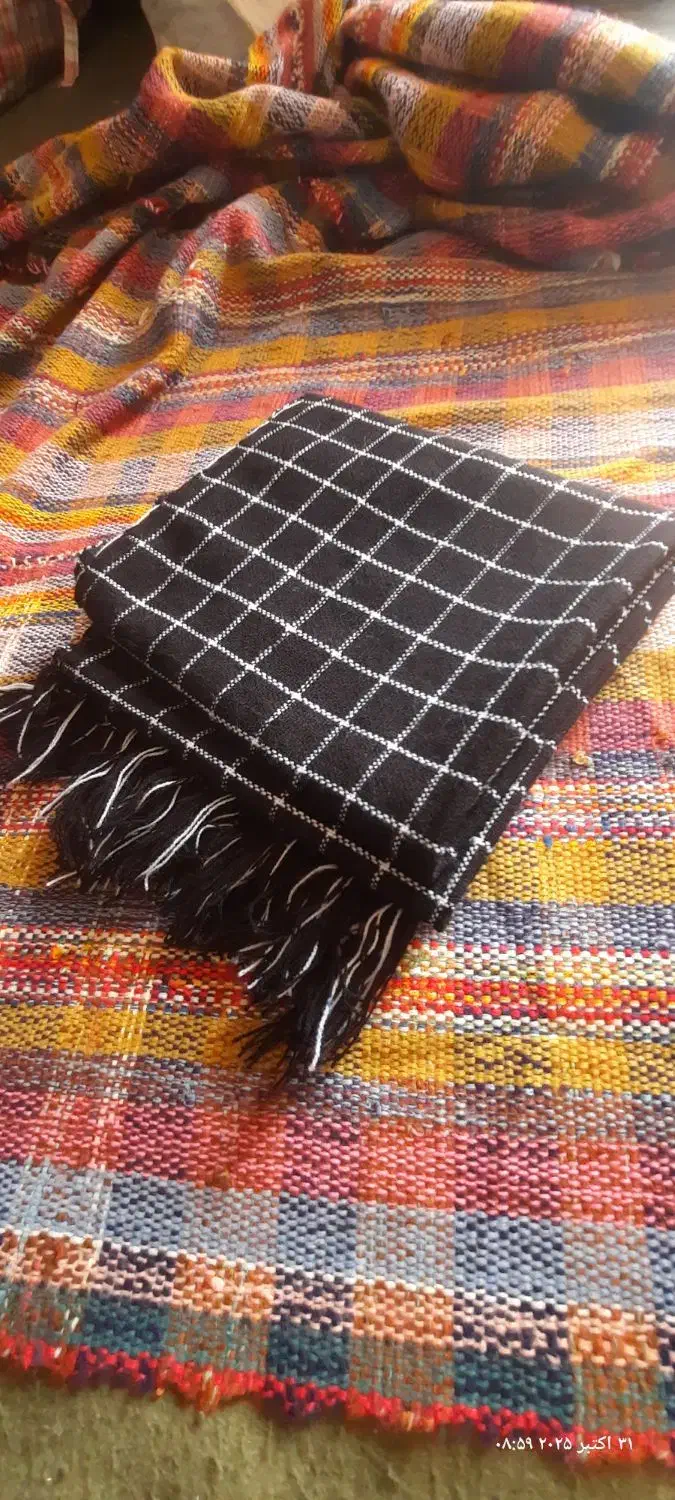 شال بسیجی دستبافت اصیل سیستانی|لباس|زابل, |دیوار