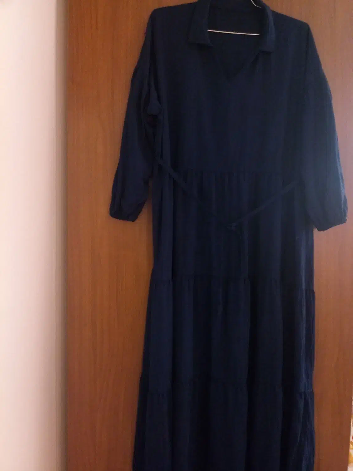 مانتوپیراهنی  بلند سرمه ای قد130سانت|لباس|بابلسر, |دیوار