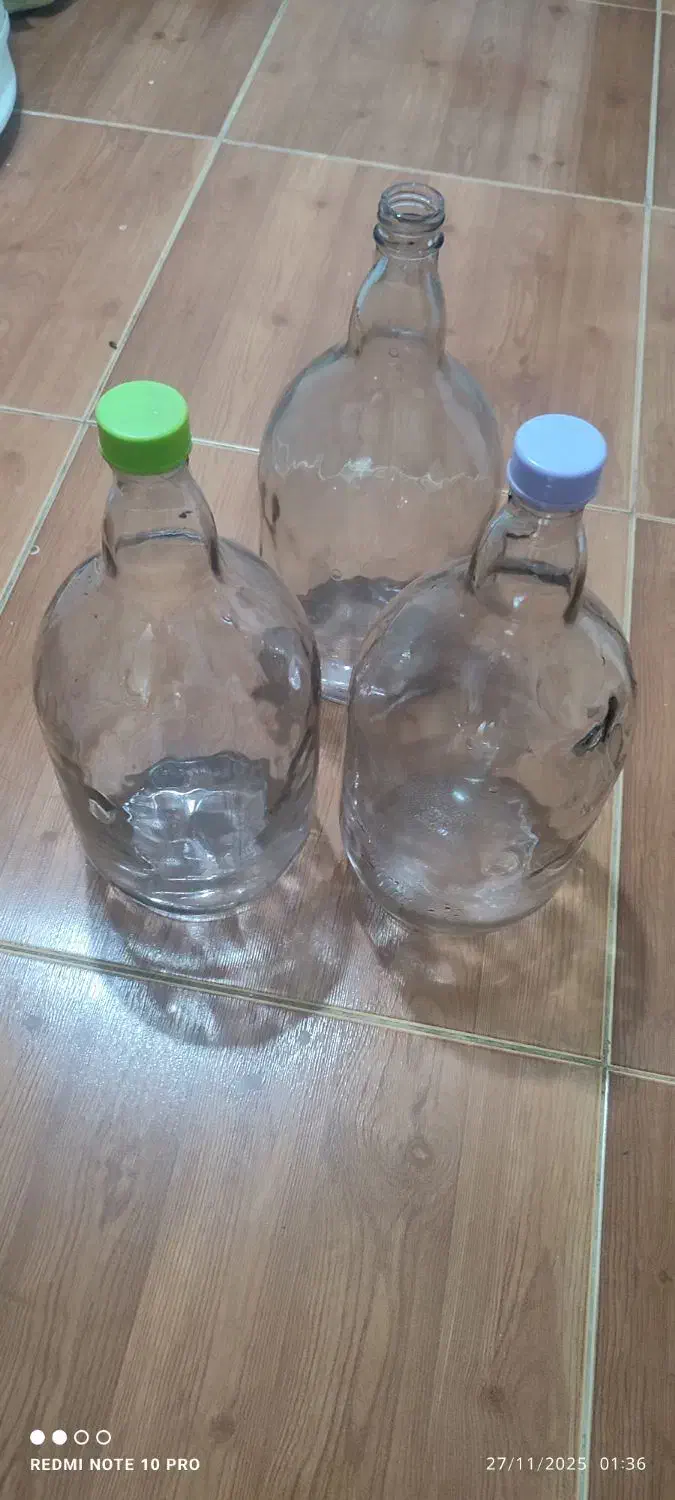 بطری شیشه ای بزرگ|ظروف نگهدارنده، پلاستیکی، یکبارمصرف|شوش, |دیوار