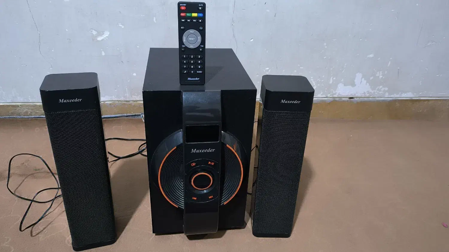 اسپیکر سه تیکه خانگی مکسیدر|سیستم صوتی خانگی|شیراز, ده پیاله|دیوار