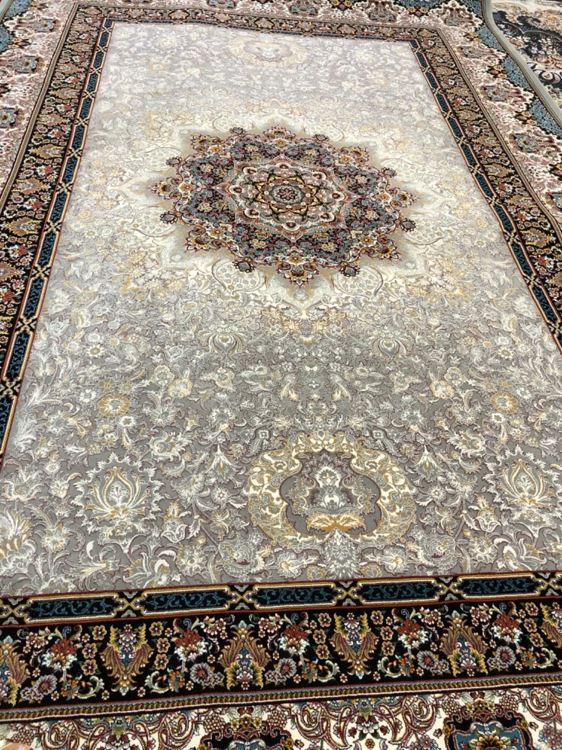 فرش|فرش|باغستان, |دیوار