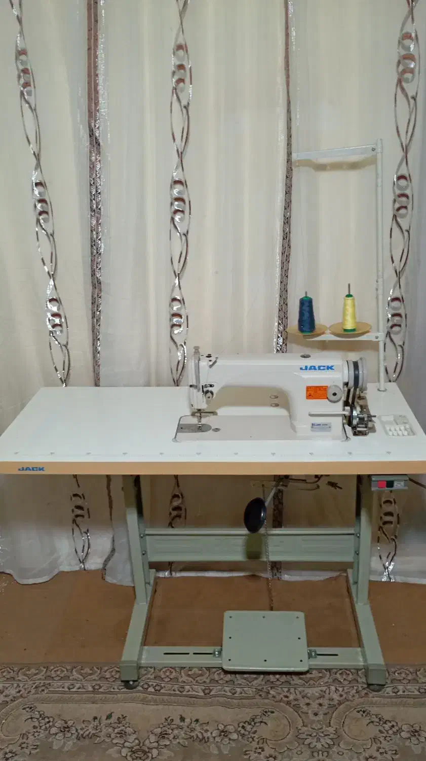 چرخ خیاطی جک و سردوز 5نخ|چرخ خیاطی و ریسندگی|مشهد, طبرسی شمالی|دیوار