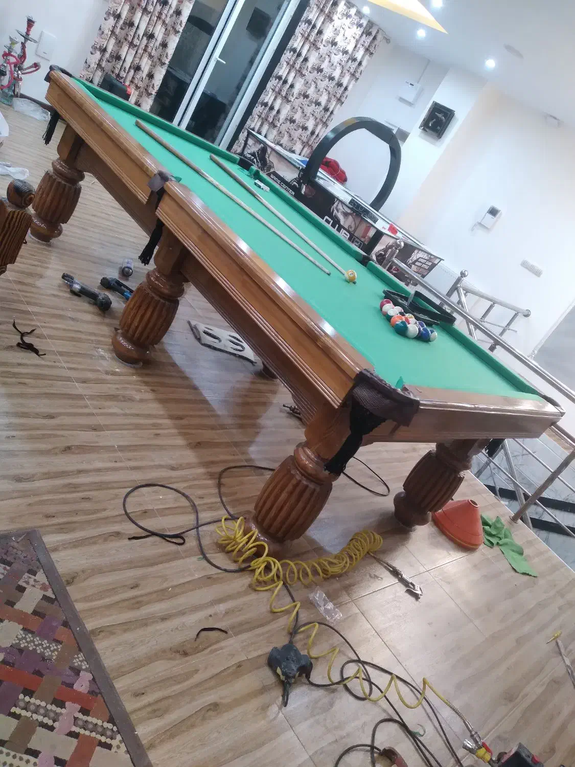 فروش میز تمام چوب روسی کف سنگ|ورزش‌های توپی|قرچک, حسنک|دیوار