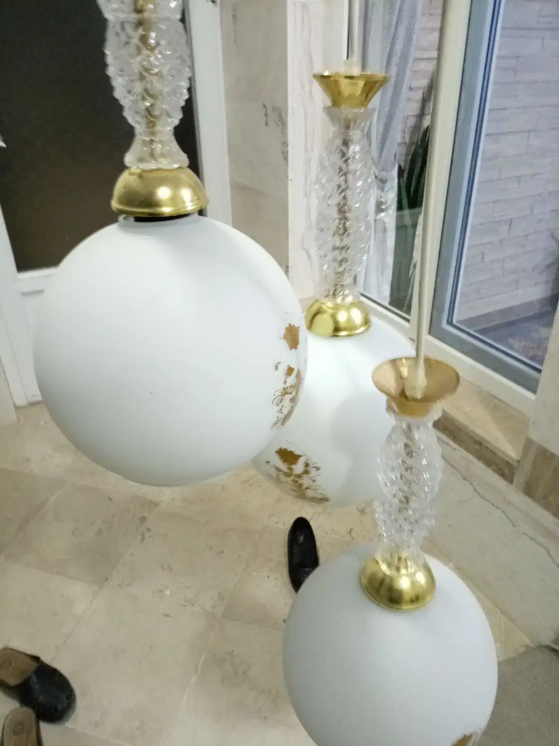 لوستر کریستال|لوستر و چراغ آویز|نجف‌آباد, حومه نجف آباد|دیوار