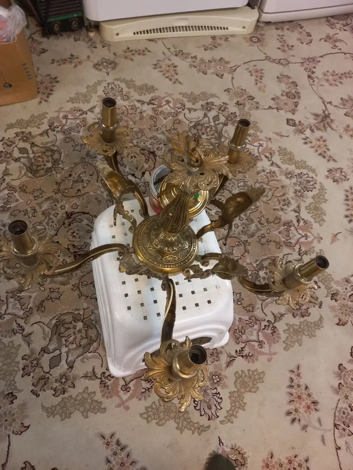 لوستر بورونزی|لوستر و چراغ آویز|تهران, خانی آباد نو جنوبی|دیوار