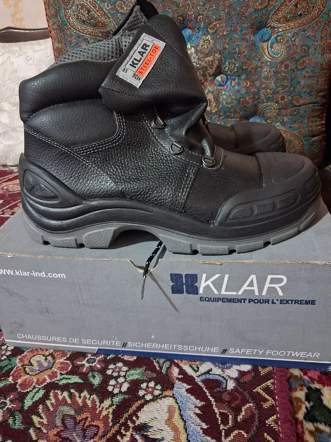 کفش ایمنی پنجه فولادی|کیف، کفش، کمربند|سیرجان, |دیوار