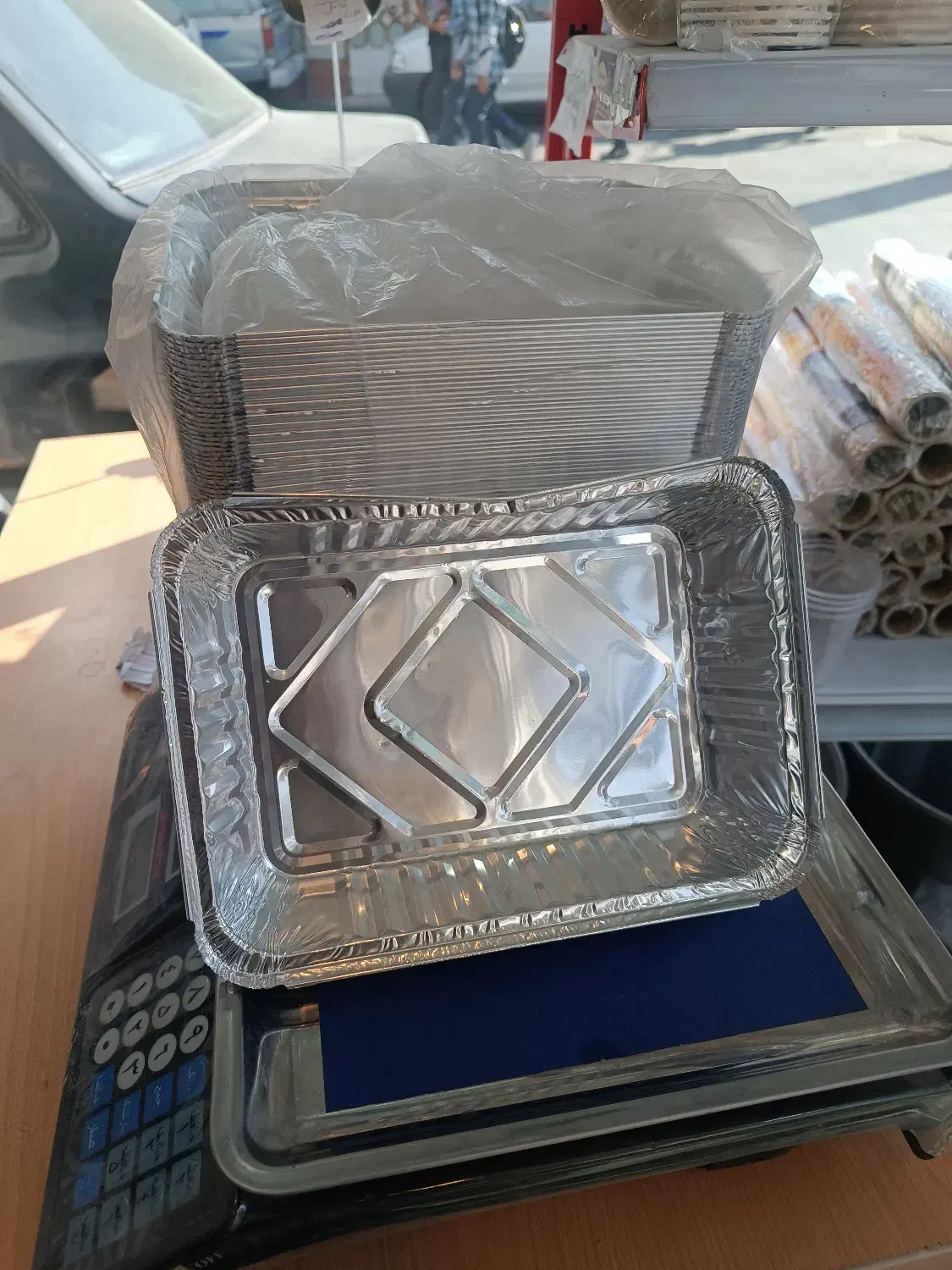 ظرف آلمینیومی دوپرسی|ظروف نگهدارنده، پلاستیکی، یک‌بارمصرف|همدان, |دیوار