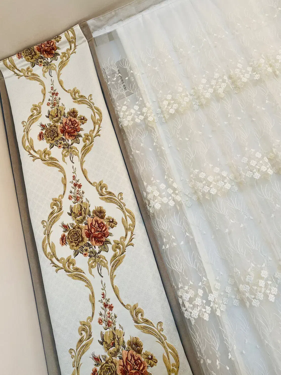 پرده تور ترک|پرده، رانر، رومیزی|ملارد, |دیوار