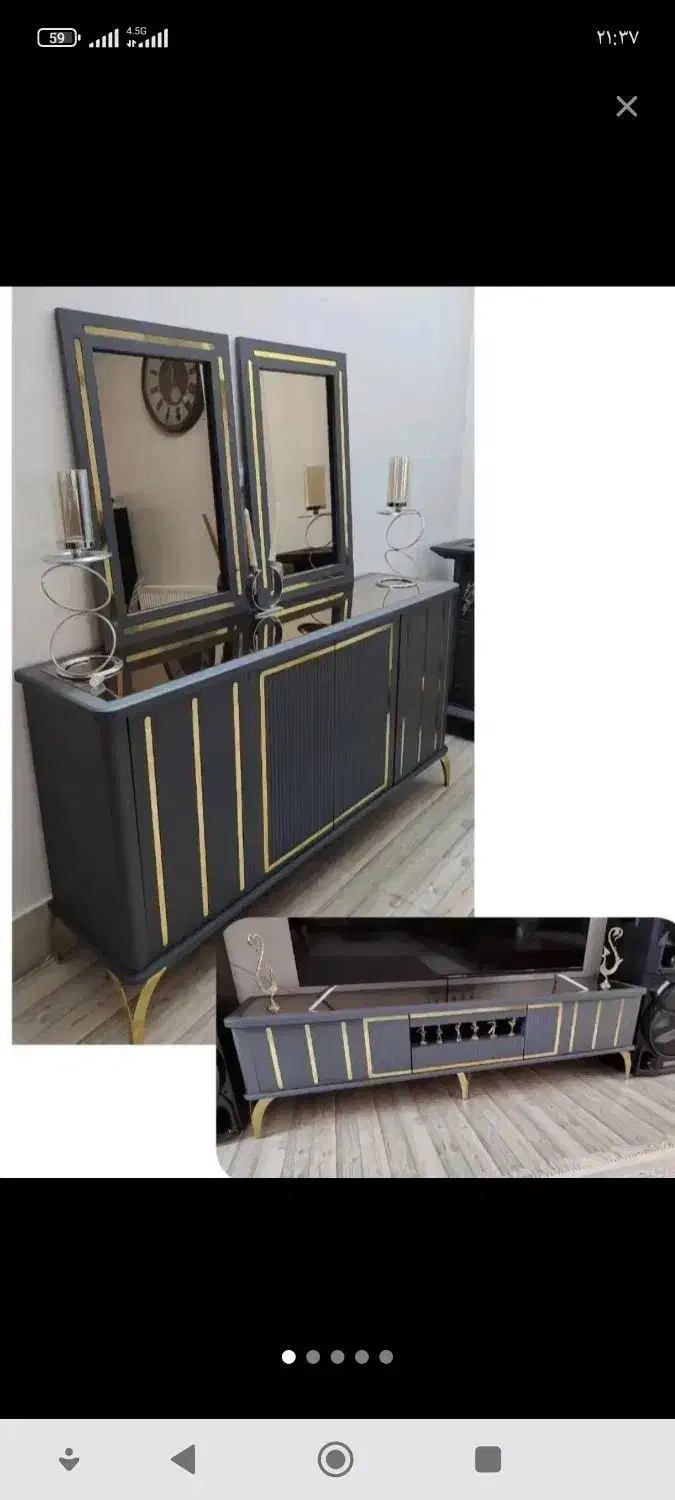 کاملا نو و سالم با ضمانت بدون خط و خش|بوفه، ویترین، کنسول|پیشوا, |دیوار