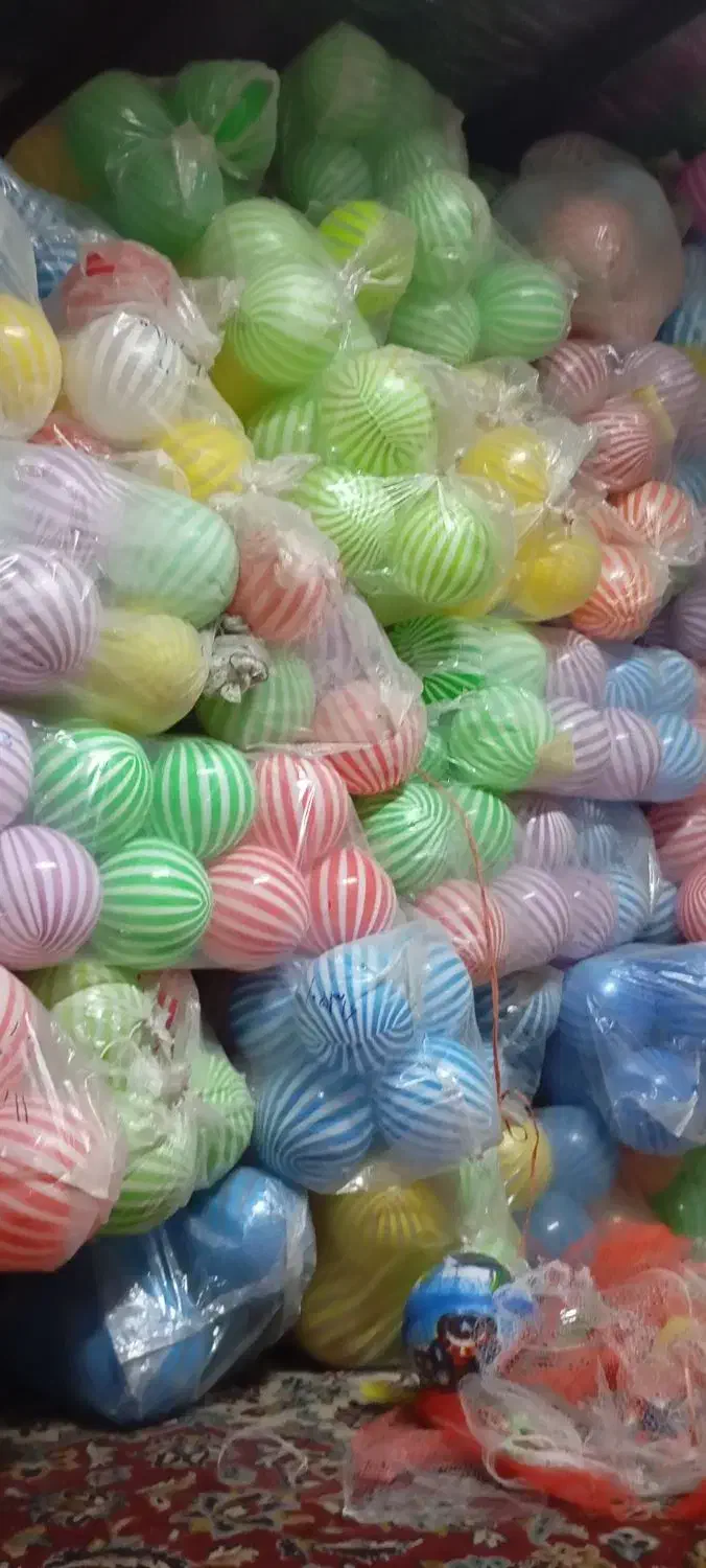 توپ بادی سوزنی طرح دار فقط عمده ای|ورزش‌های توپی|مشهد, شهرک صنعتی توس|دیوار