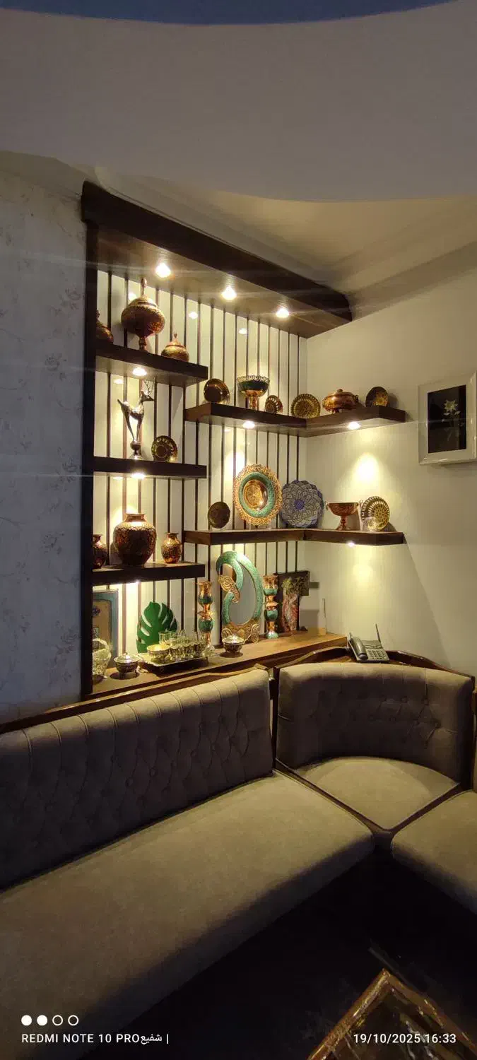 دکور چوب و MDF|کتابخانه، شلف، قفسههای دیواری|کرمان, |دیوار