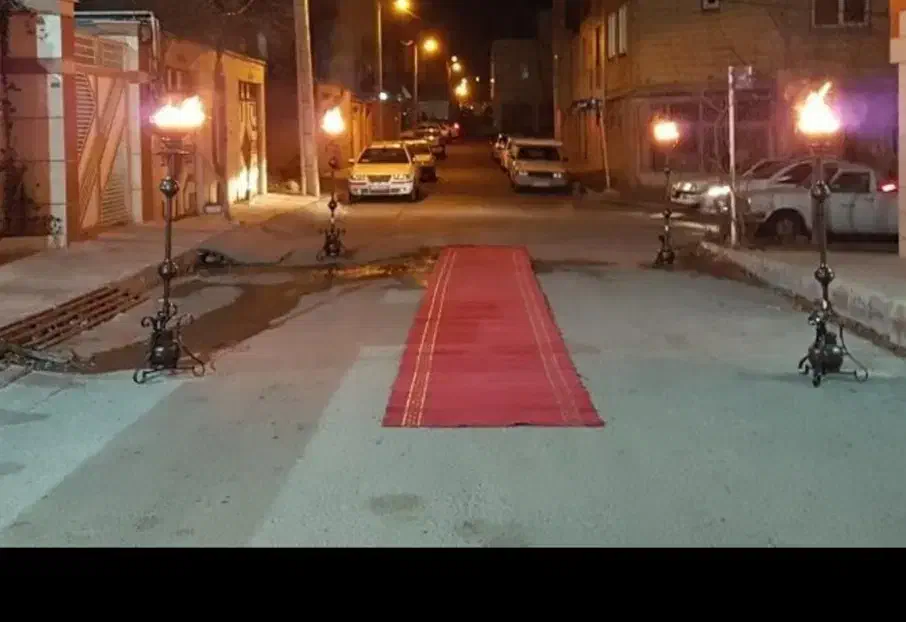 اجره مشعل فرش قرمز ریسه پرژکتو باند|خدمات پذیرایی، مراسم|زنجان, |دیوار