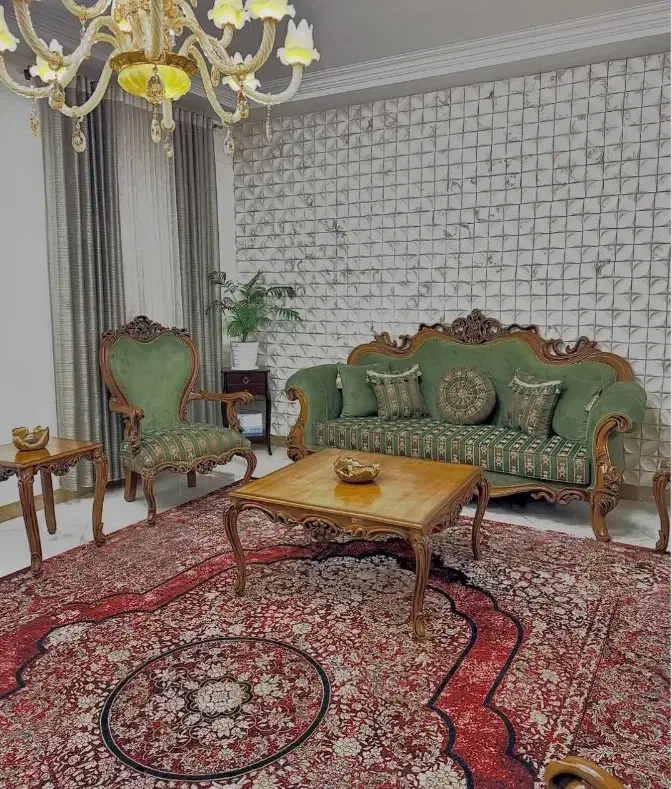 مبلمان سلطنتی افسون/*راش کد 22|مبلمان خانگی و میز عسلی|مشکین‌دشت, |دیوار