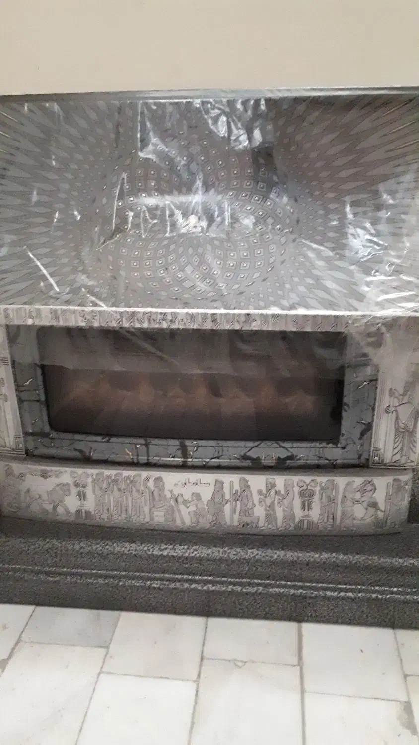 بخاری گازی شومینه|بخاری، هیتر، شومینه|تبریز, |دیوار