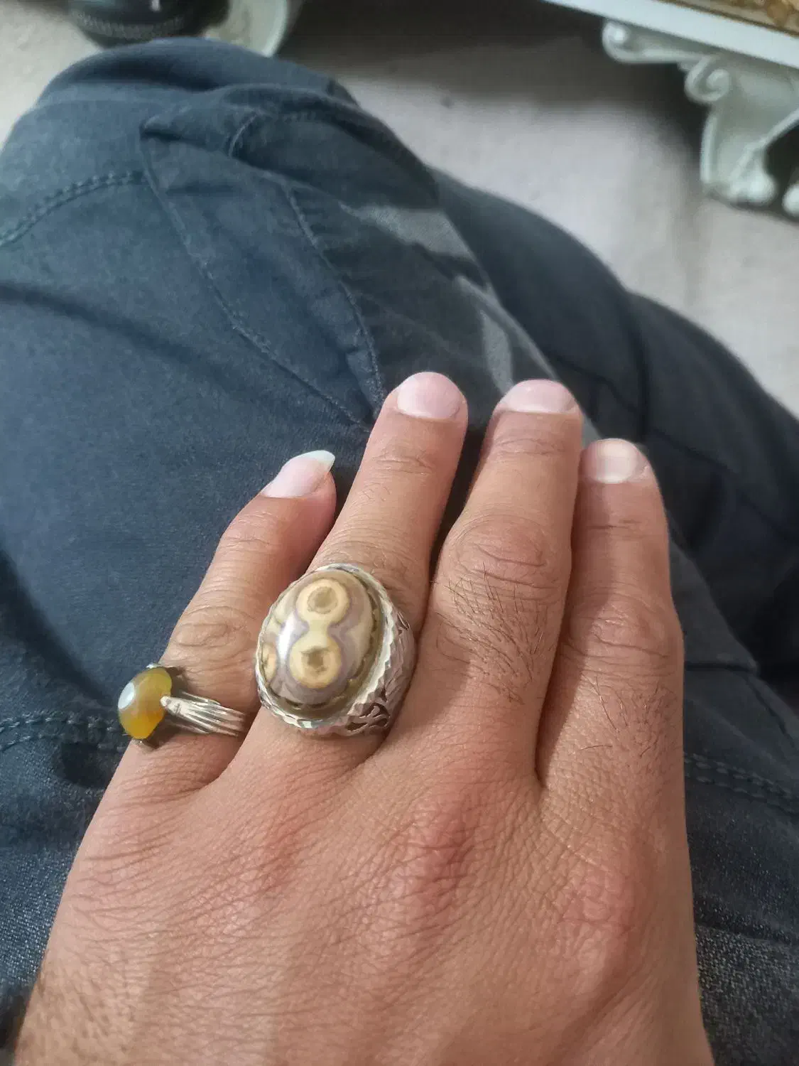 انگشتر سلیمانی داودی دست ساز|جواهرات|خرمشهر, |دیوار