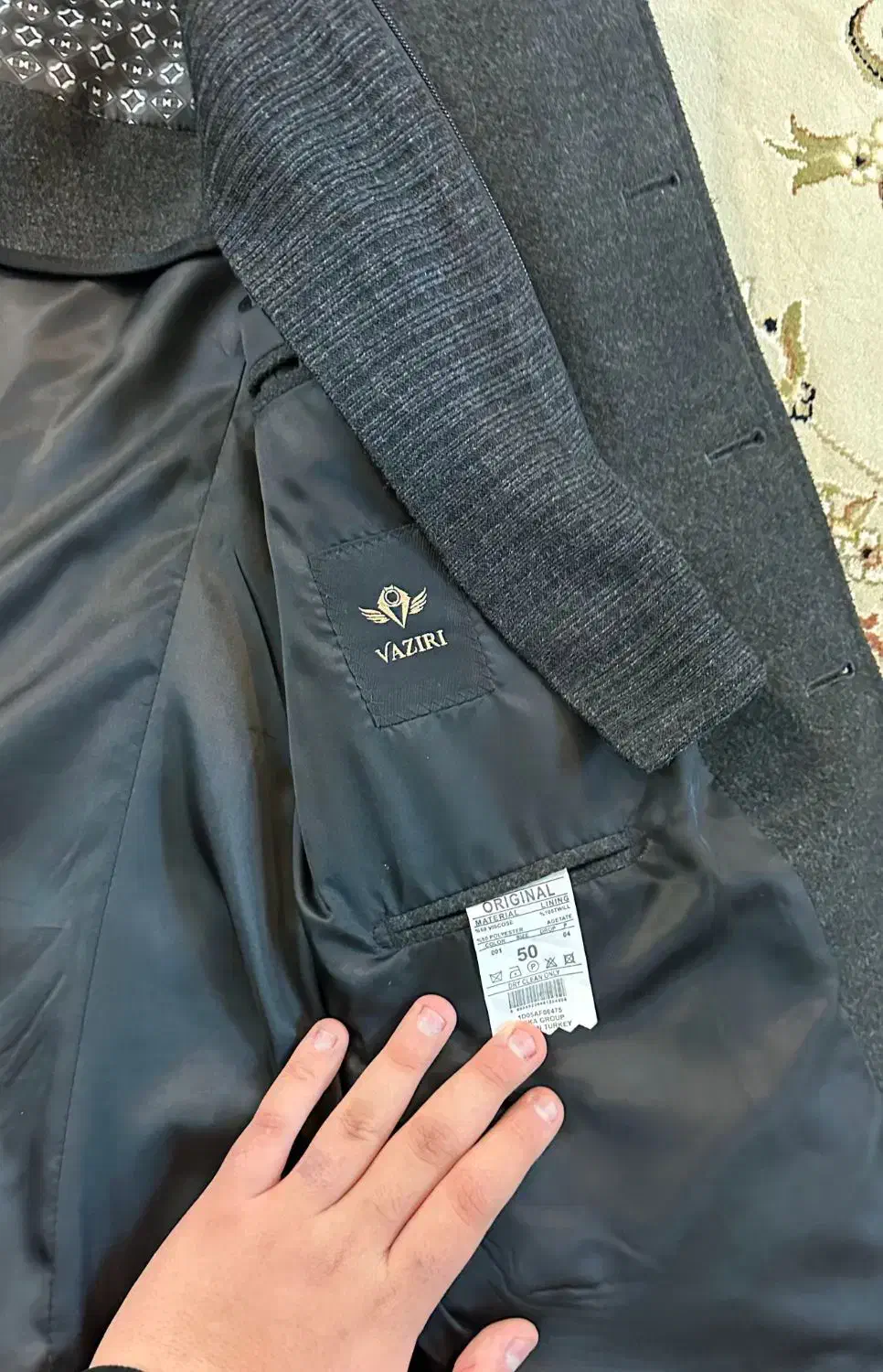 پالتو مردانه وزیری اورجینال سایز 50|لباس|نیشابور, شهرک ولیعصر|دیوار