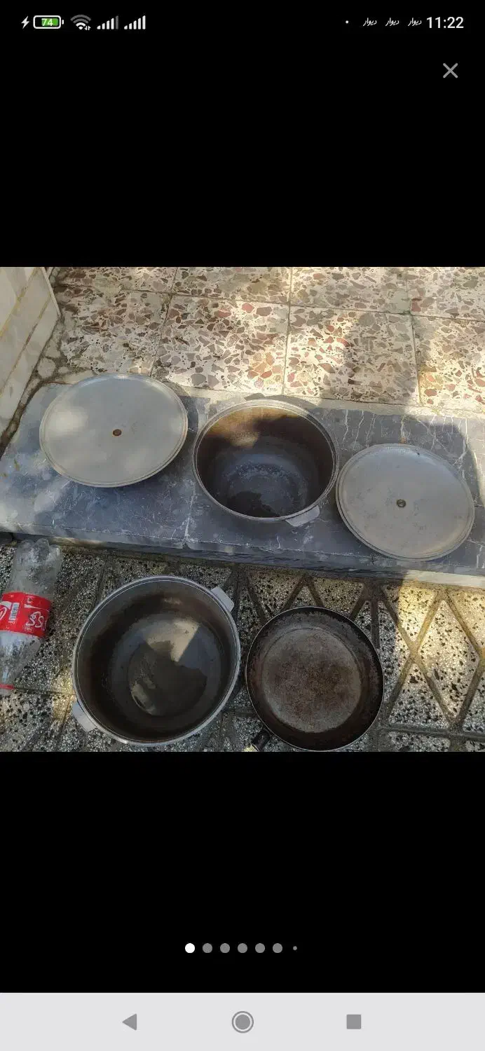 قابلمه چدن روسی|ظروف پخت‌وپز|آزادشهر, |دیوار