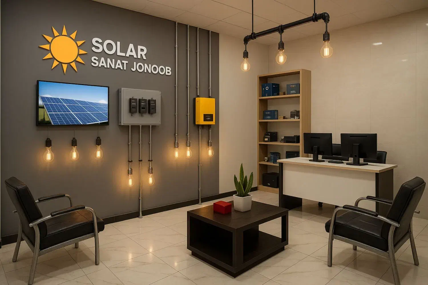 برق خورشیدی و صنعتی|خدمات پیشه و مهارت|آبپخش, |دیوار