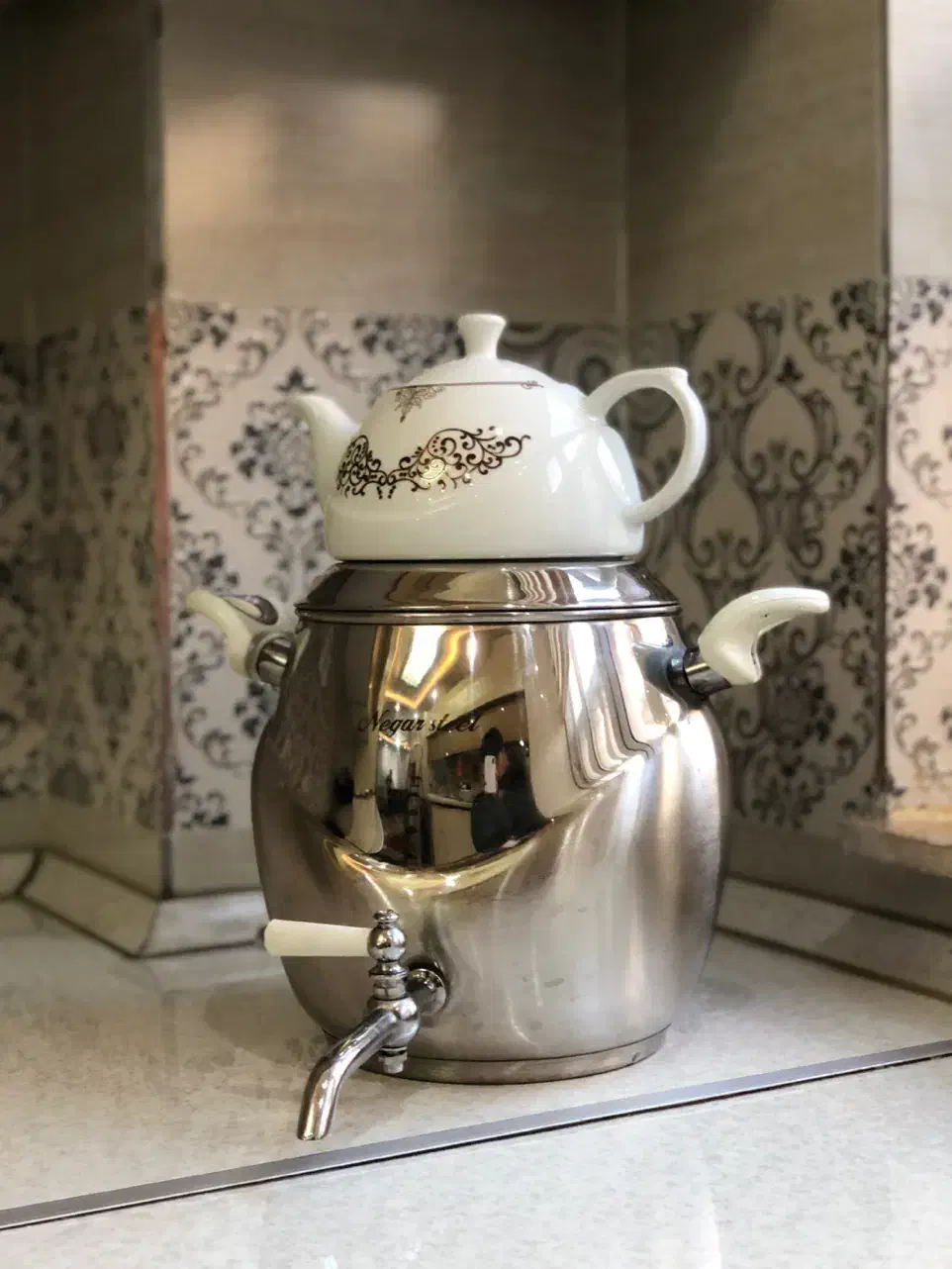 سماور روگازی و کتری|قوری، کتری، قهوه‌ساز دستی|اردبیل, |دیوار