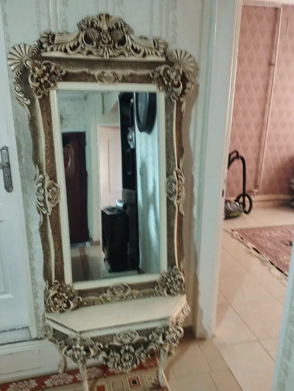 آینه کنسول|بوفه، ویترین، کنسول|کرمانشاه, |دیوار