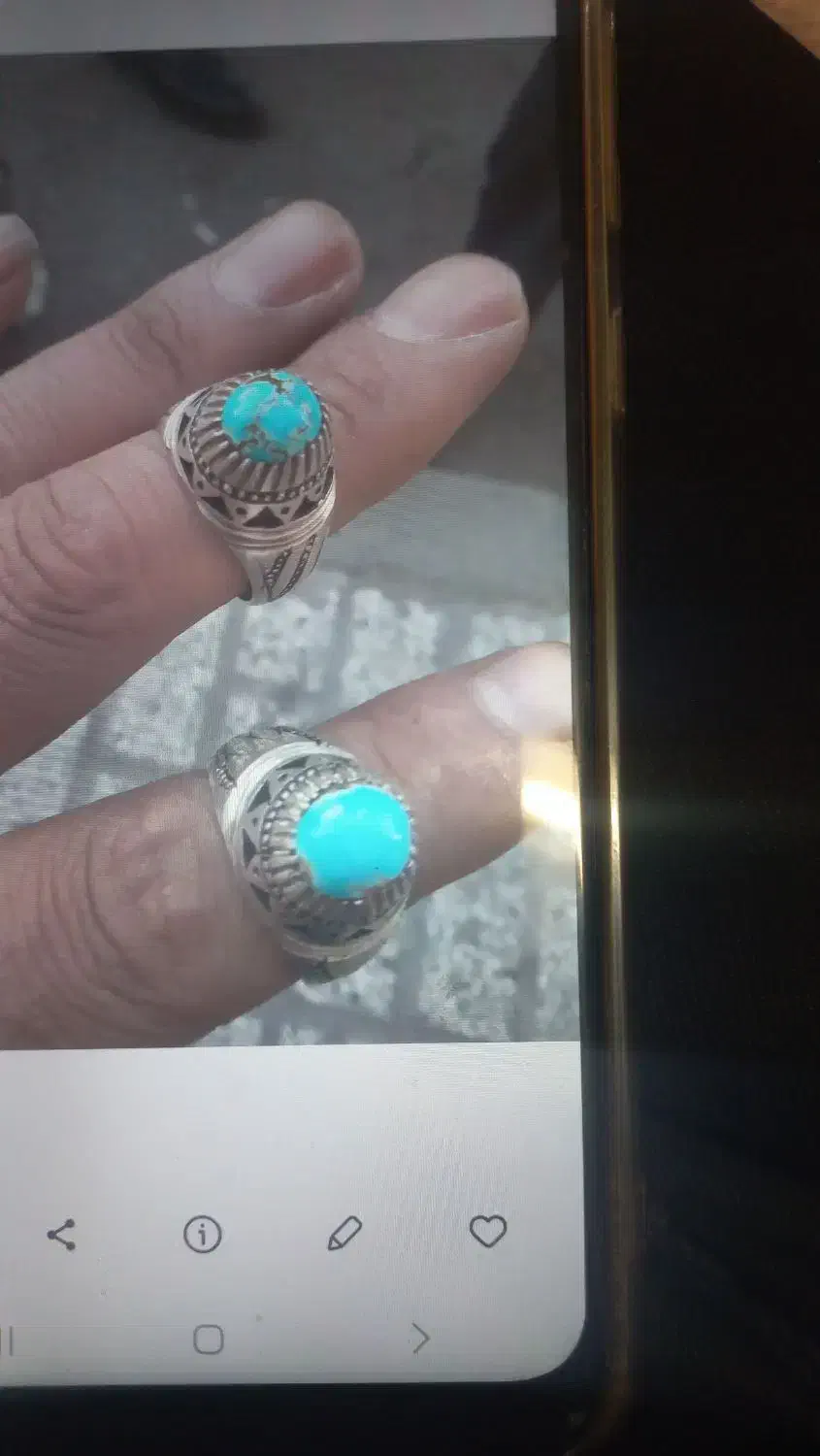 انگشترفیروزه نیشابور اصل|جواهرات|تربتحیدریه, شهرک ولیعصر|دیوار