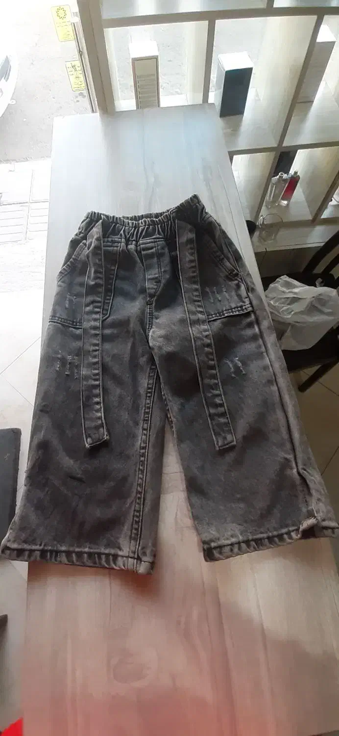 ۲ عدد شلوار کودک مناسب ۴ سال|کفش و لباس بچه|مشکیندشت, |دیوار