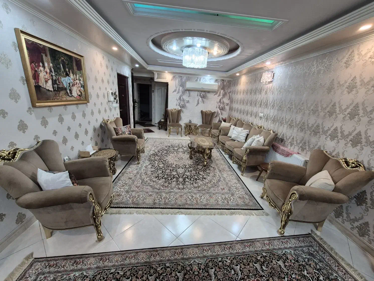 مبل ۹ نفره|مبلمان خانگی و میز عسلی|تهران, دولتخواه شمالی|دیوار