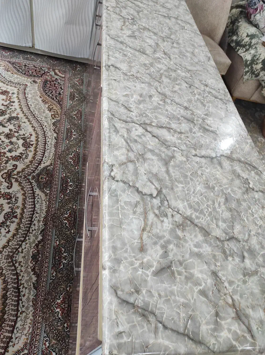 کابینت MDF با سنگ|جاکفشی، کمد، دراور|شهرکرد, |دیوار