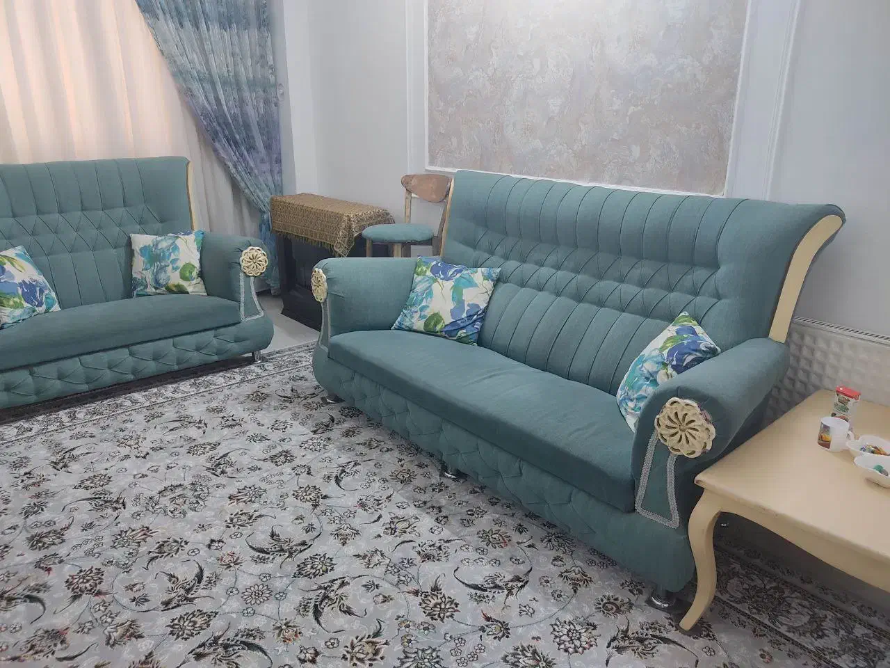 مبلمان به همراه میز|مبلمان خانگی و میز عسلی|مشهد, الهیه|دیوار