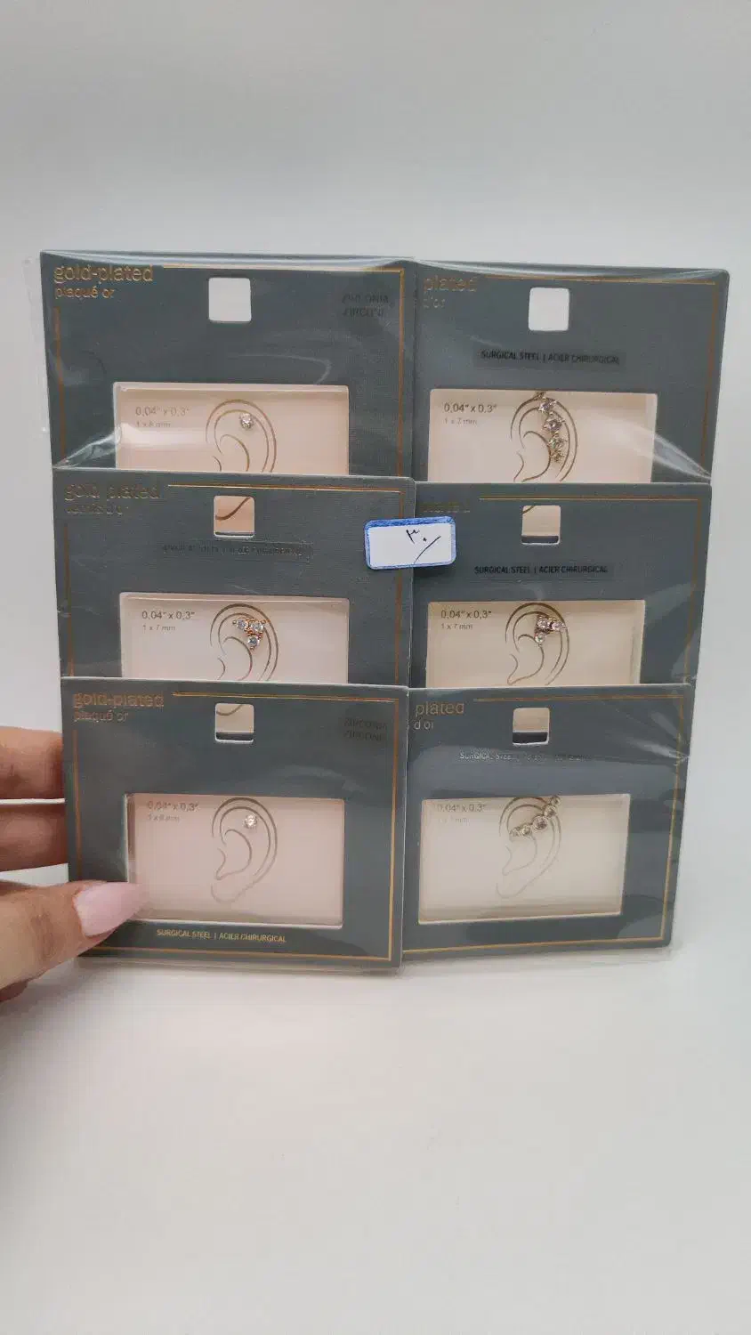 پک شش عددی پیرسینگ ابکاری طلا|بدلیجات|تهران, پامنار|دیوار